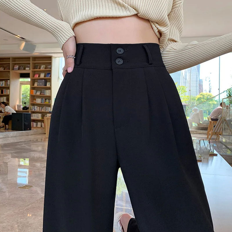 Olivia - Pantalon taille haute, élégant et confortable pour un look moderne