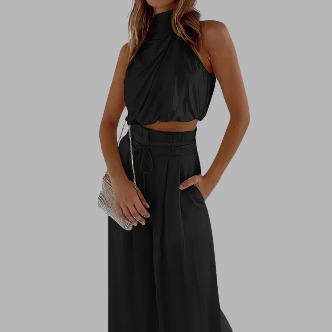 Ensemble sans manches pour femme – Tenue d'été chic et stylée