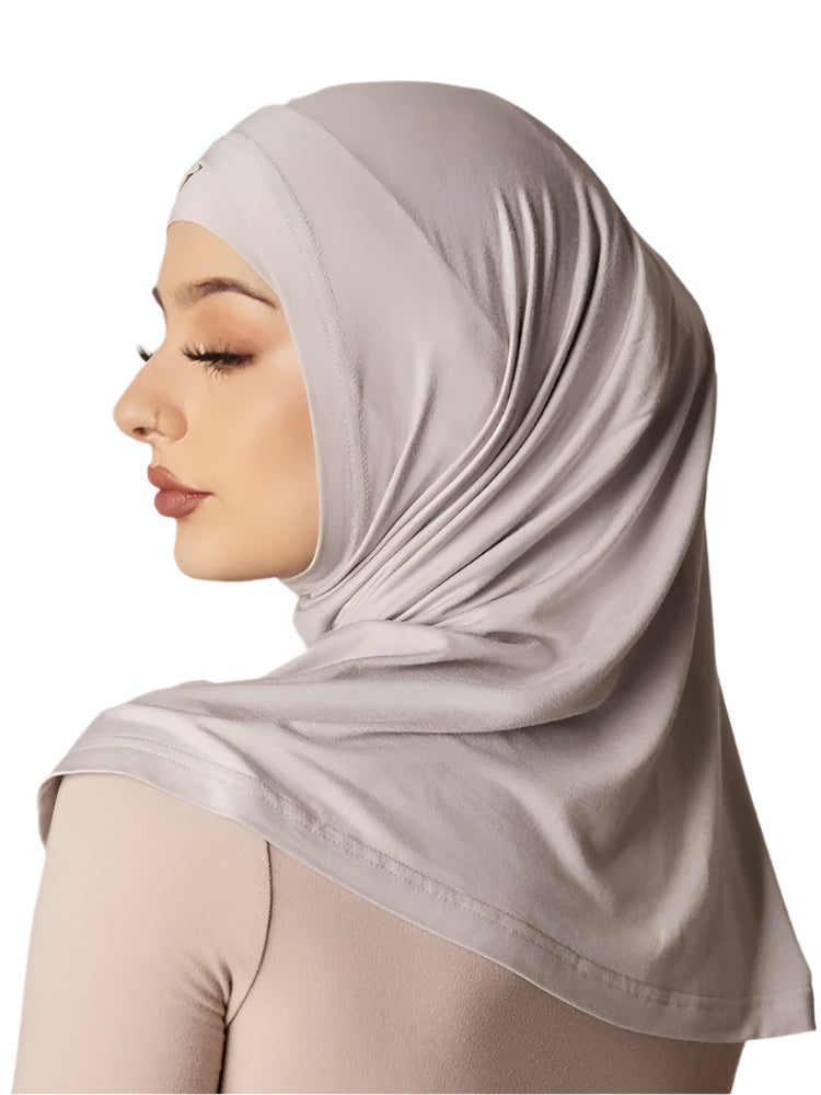 Foulard hijab instantané en modal sans effort – Confort respirant pour femme