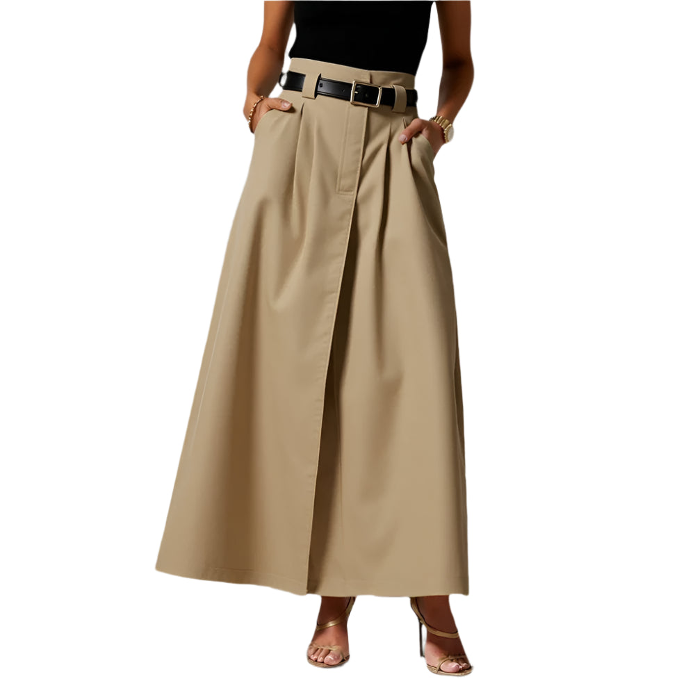 Elegant long A-line skirt for women - ideal for formal occasions