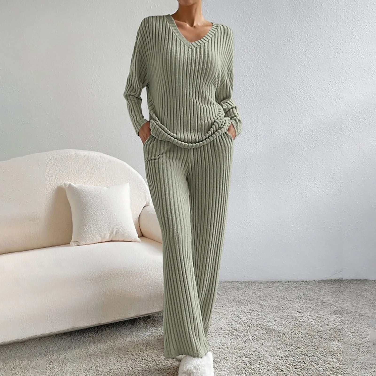 Kylie - Ensemble de loungewear en maille pour un confort élégant