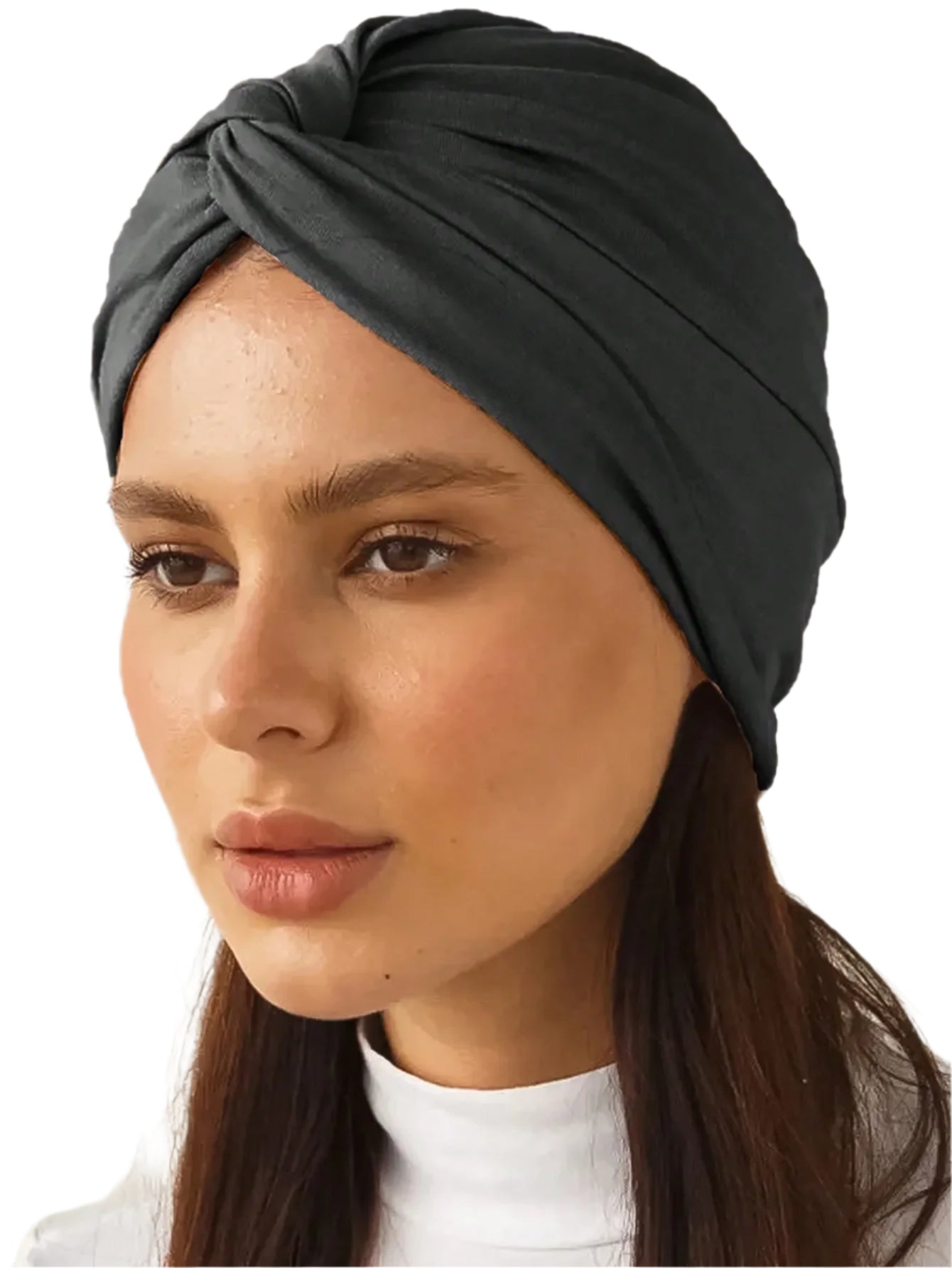 Turban Croisé Bonnet Chimio – Bonnet Hijab Extensible Femme