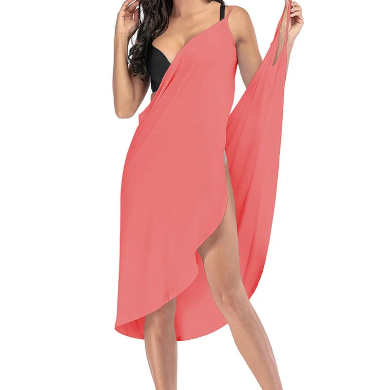 Elegant Sarong Swimsuits Pareo Beach Cover-ups for Women