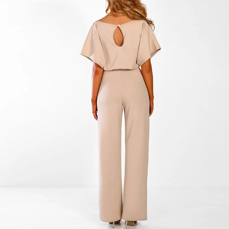 Combinaison élégante à jambes larges femme – Chic et raffinée