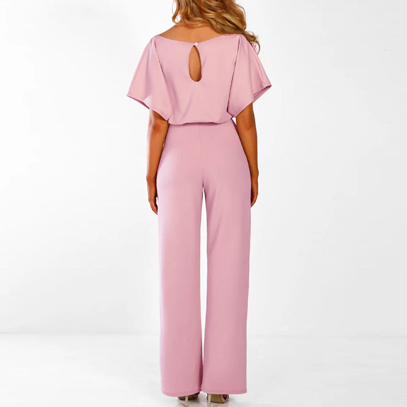 Combinaison élégante à jambes larges femme – Chic et raffinée