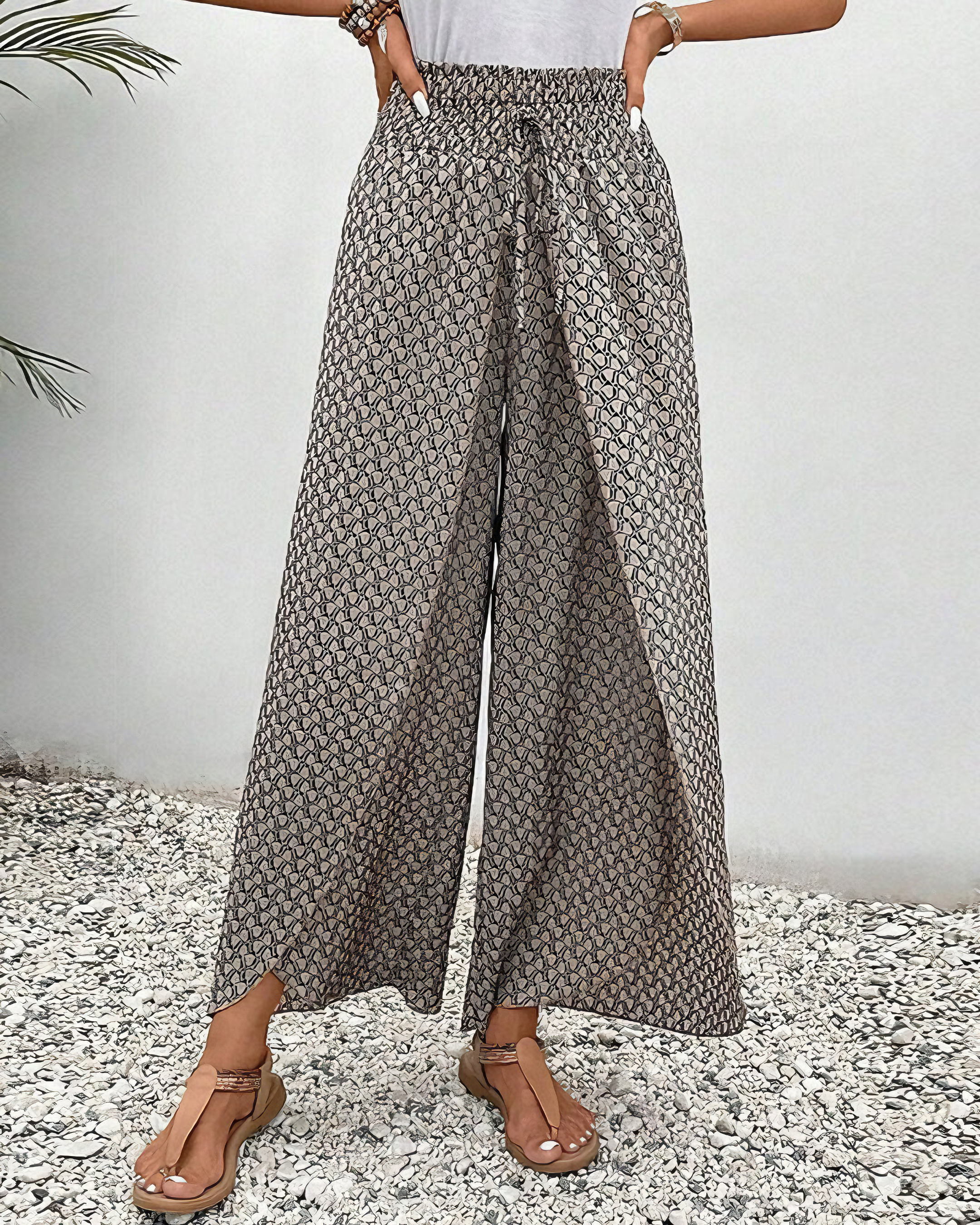 Agnès - Pantalon confortable, parfait pour un style décontracté tout en restant chic