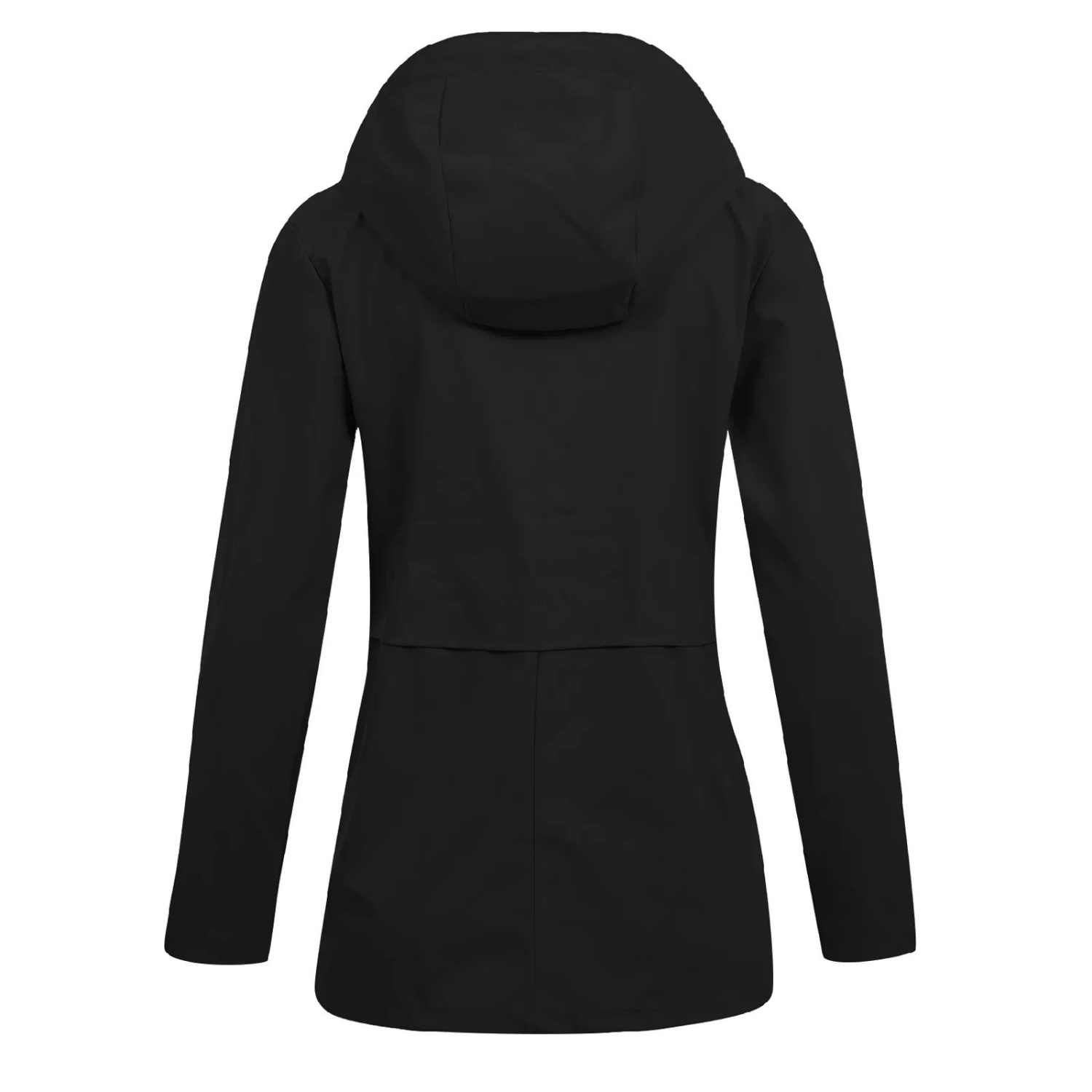 Veste d'été longue imperméable à capuche simple et slim