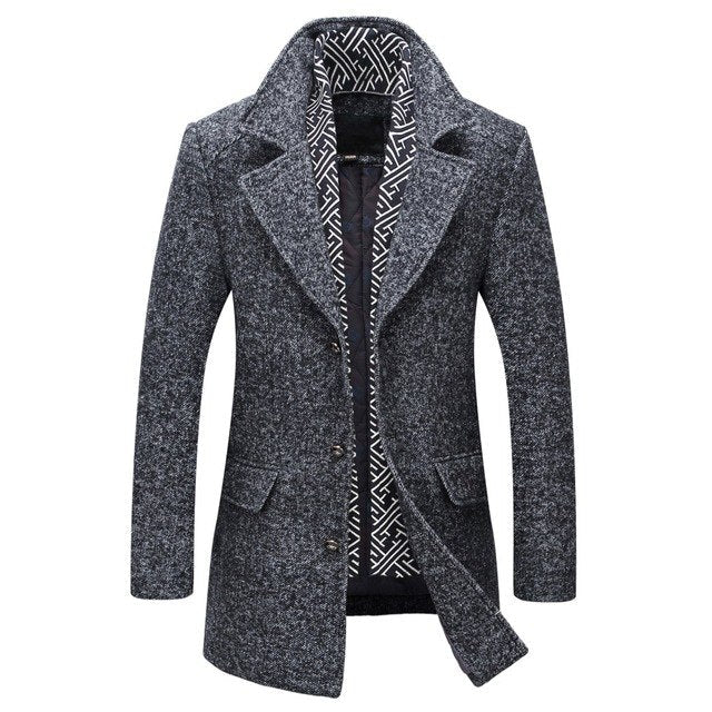 West Louis™ | Tailored wool blend winter coat 1