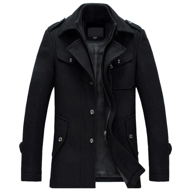 West Louis™ | Wool blend winter coat 3
