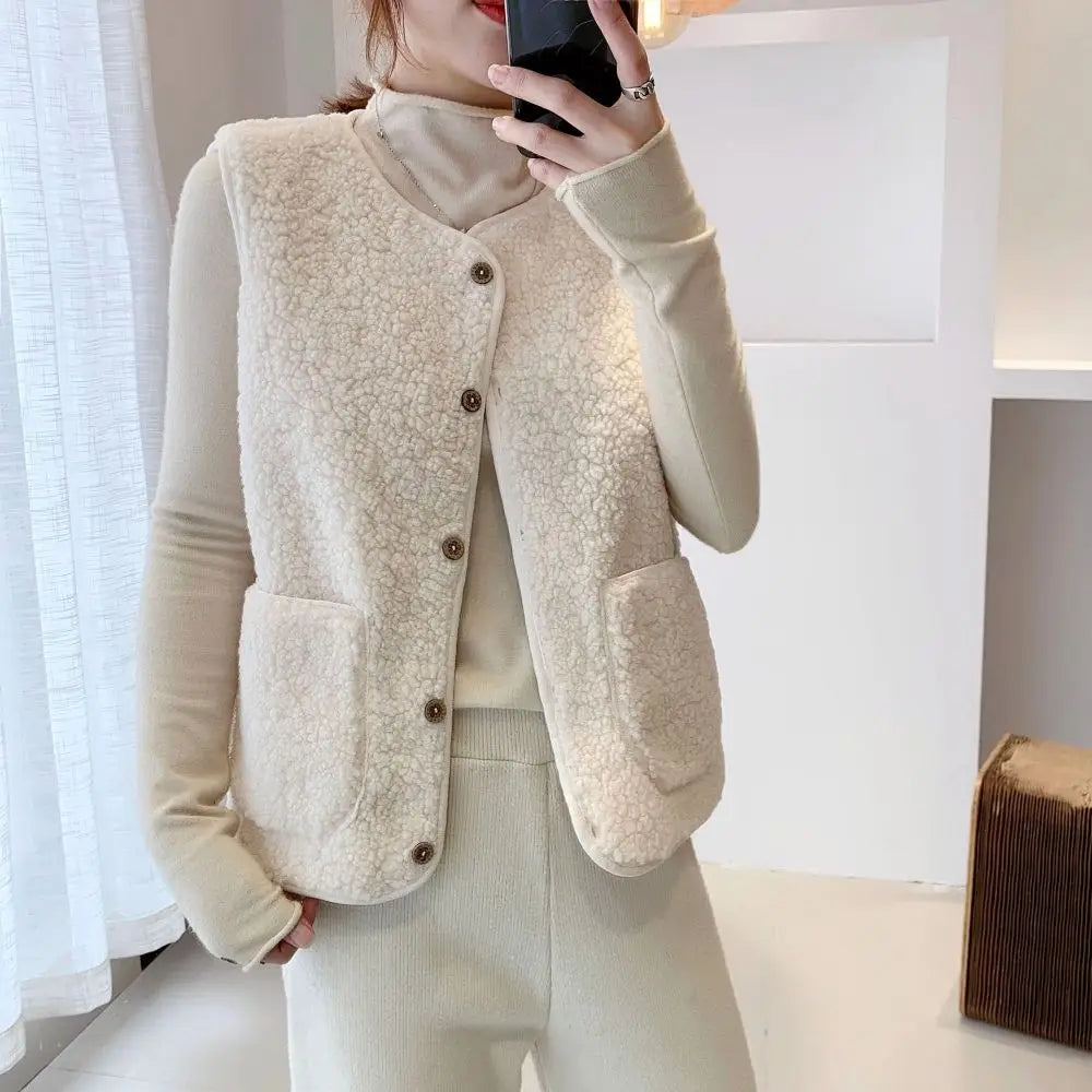 Rébecca - Gilet fluffy élégant pour femmes, parfait pour ajouter une touche de confort et de style à votre garde-robe