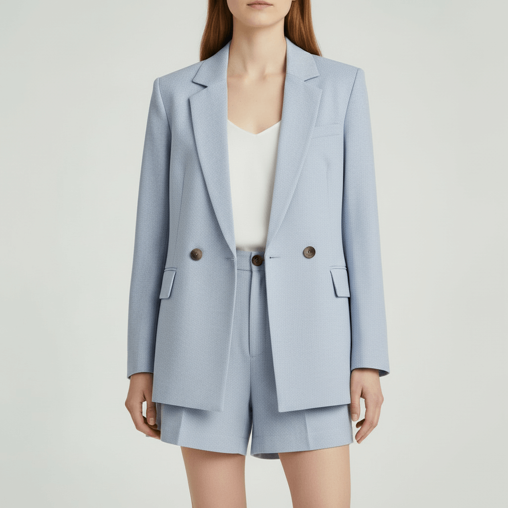 Yvonne | Airy summer set with blazer and shorts