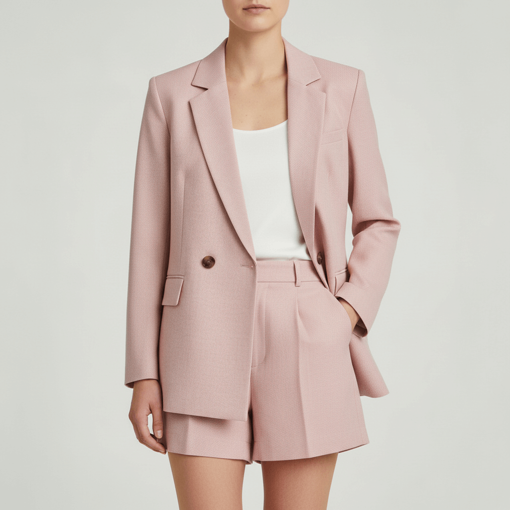 Yvonne | Airy summer set with blazer and shorts