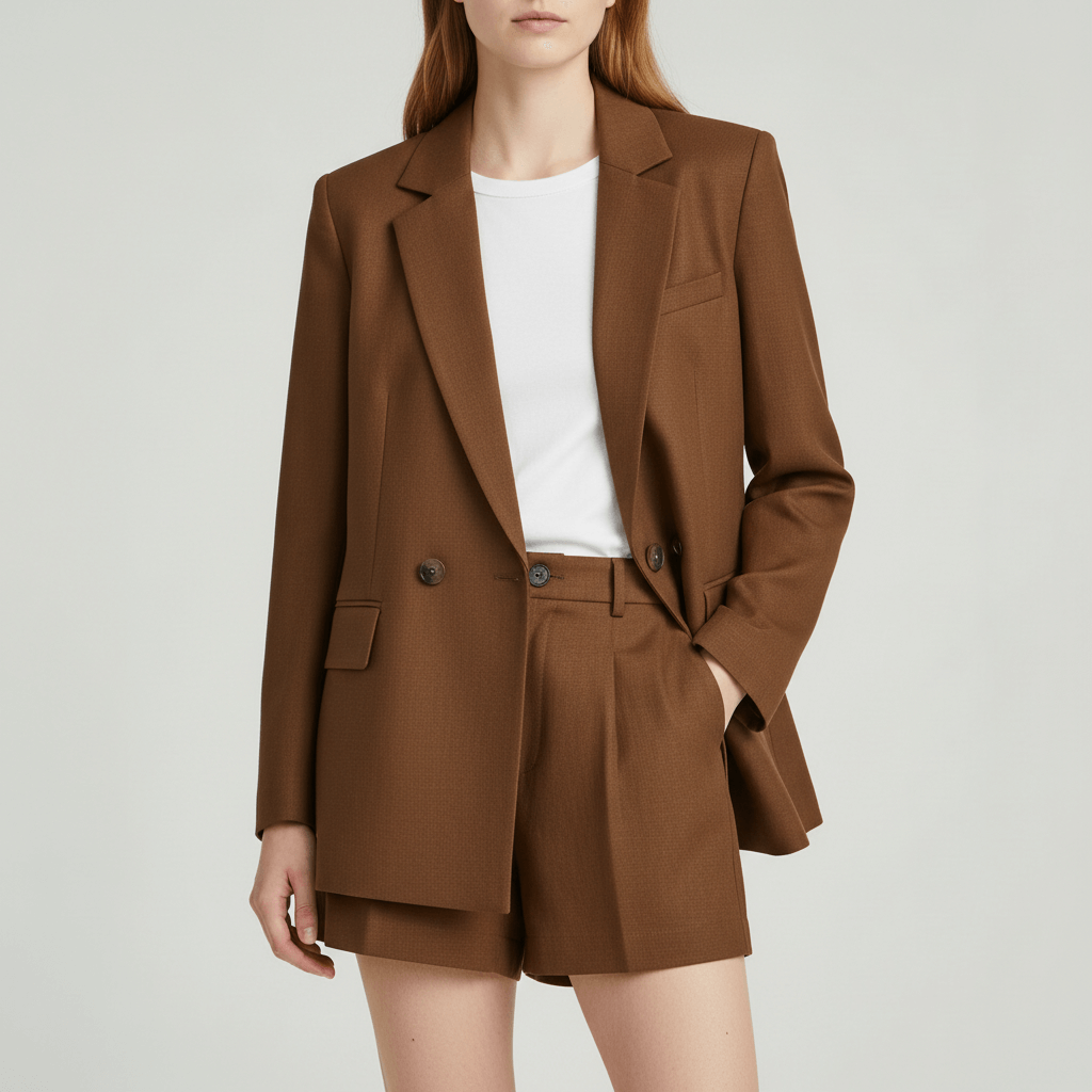 Yvonne | Airy summer set with blazer and shorts