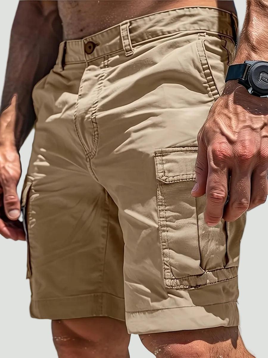 Yvonne | Breathable cargo shorts with relaxed fit and six pockets