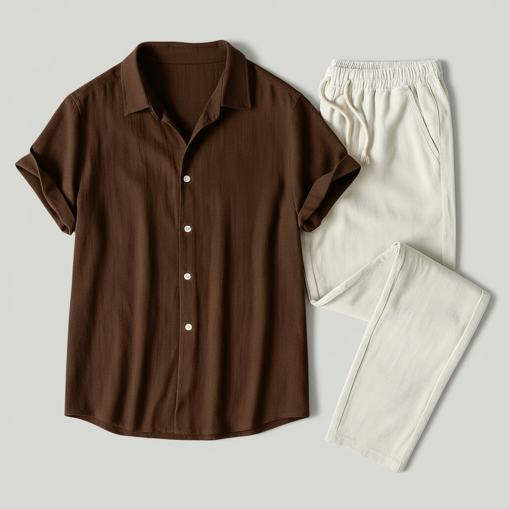 Yvonne | Breathable linen two-piece set