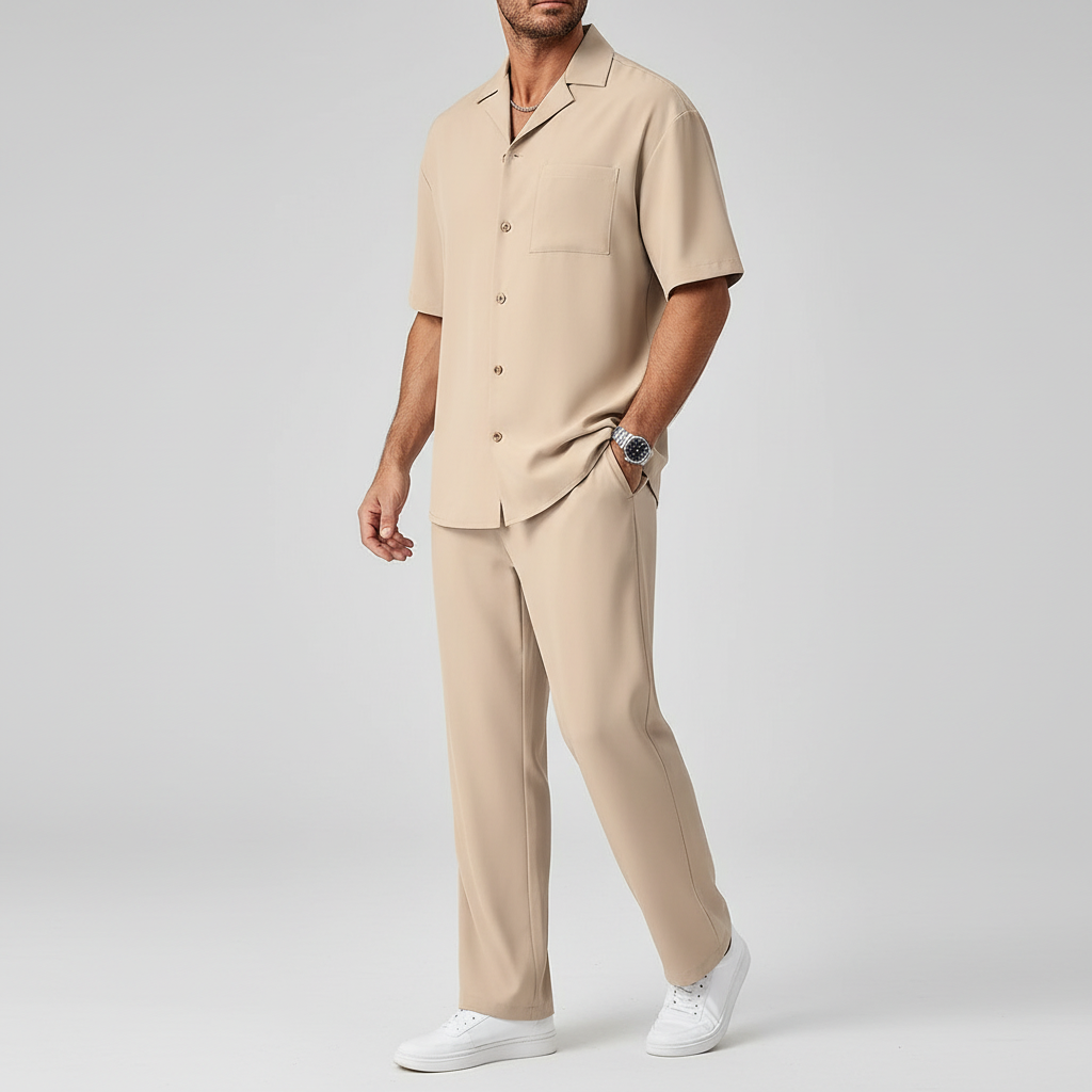 Yvonne | Breathable polyester two-piece set