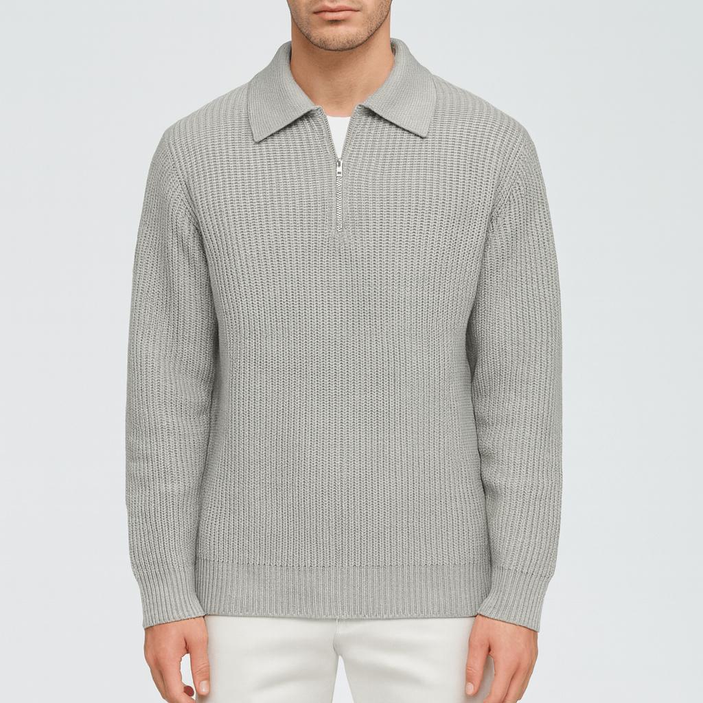 Yvonne | Classic half-zipped sweater