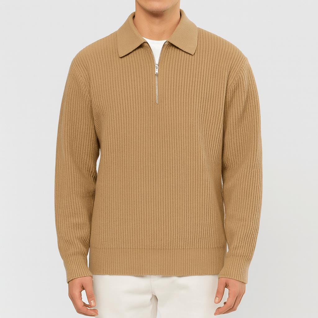 Yvonne | Classic half-zipped sweater