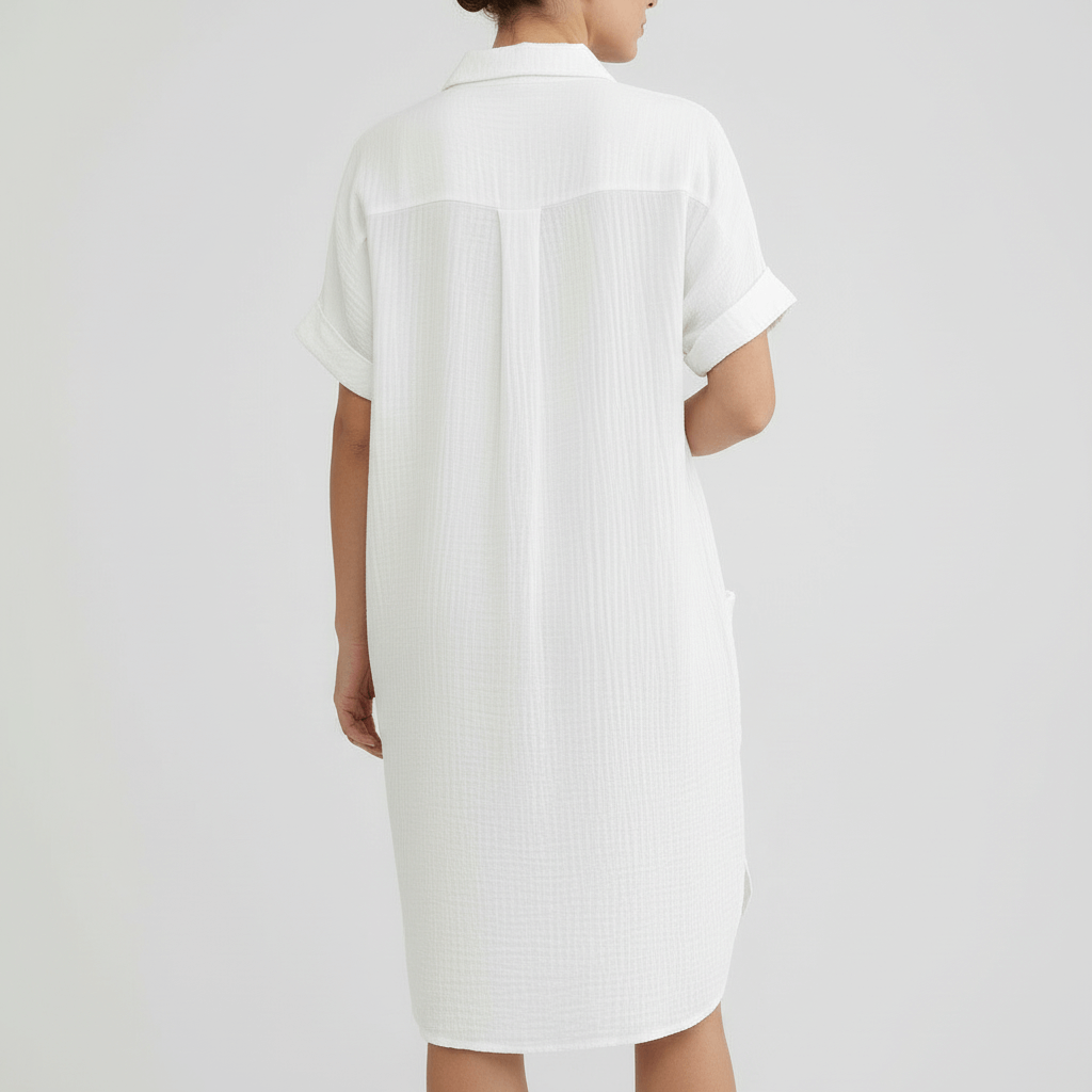 Yvonne | Comfortable sundress with pockets and collar