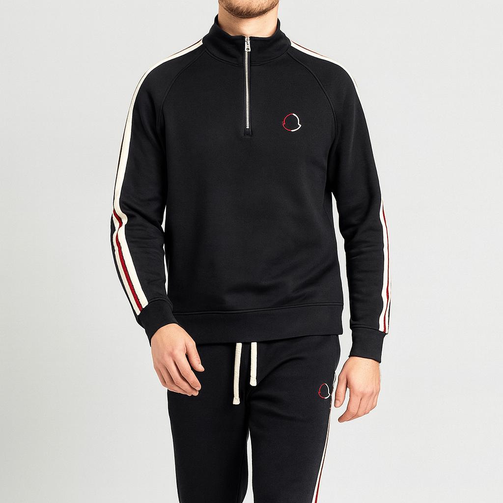 Yvonne | Cotton blend tracksuit with half-zip top