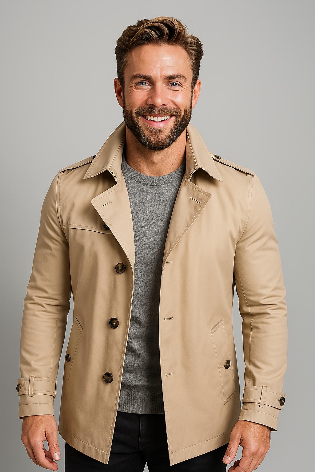 Yvonne | Cotton blend trench coat