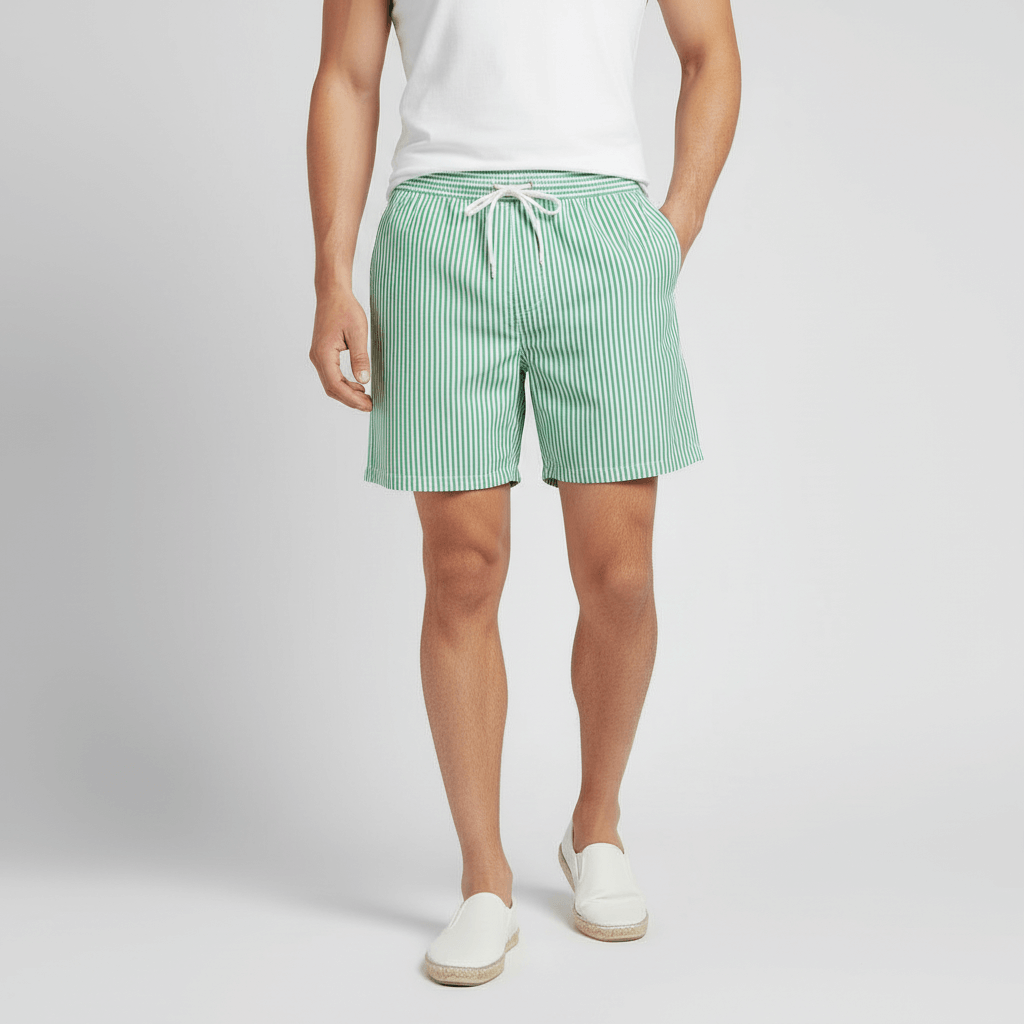 Yvonne | Elastic Waist Swim Shorts
