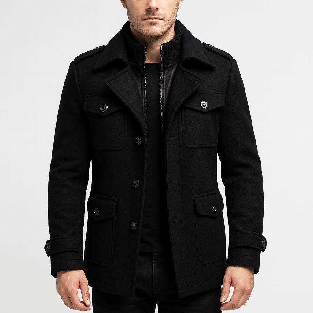 Yvonne | Elegant winter woolen coat