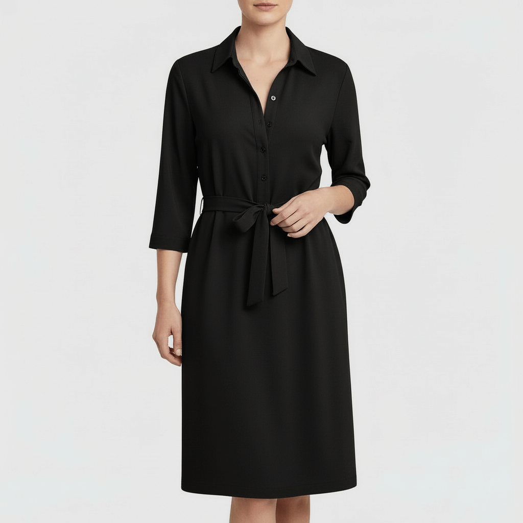 Yvonne | Fitted midi dress with comfortable cut
