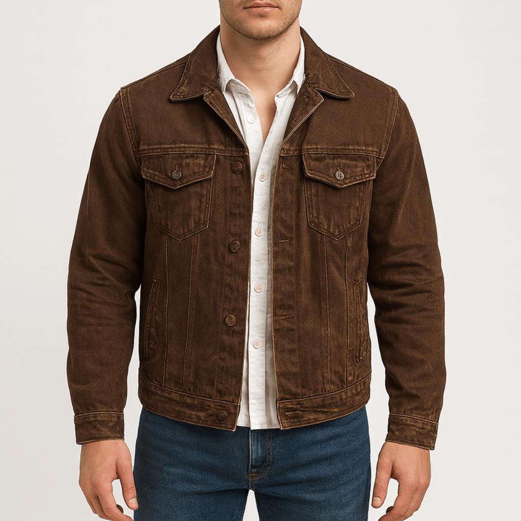 Yvonne | Heavy washed denim work jacket