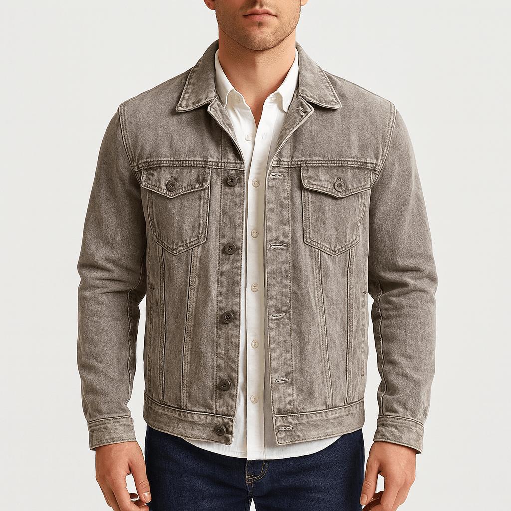 Yvonne | Heavy washed denim work jacket