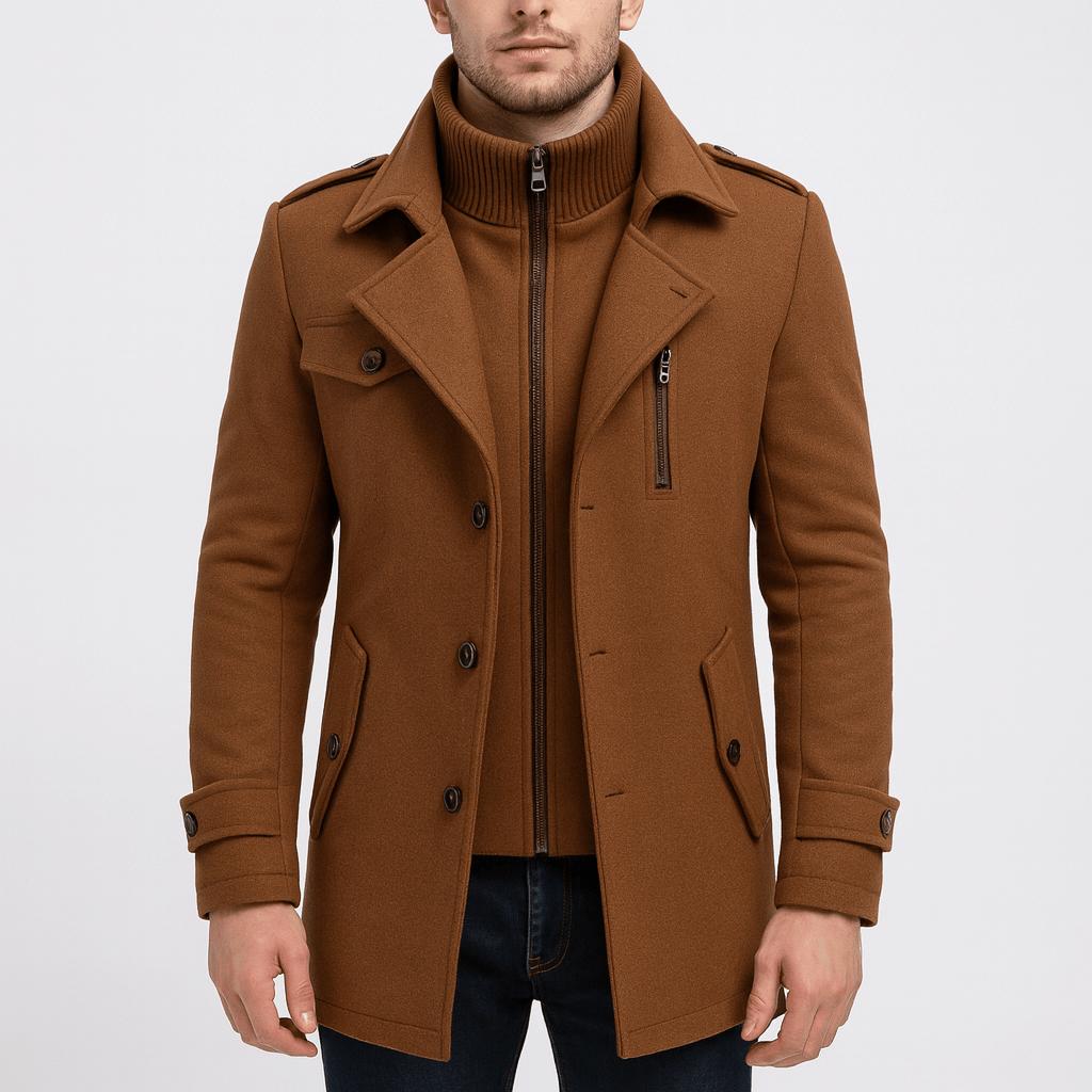 Yvonne | Lightweight airy winter woolen coat