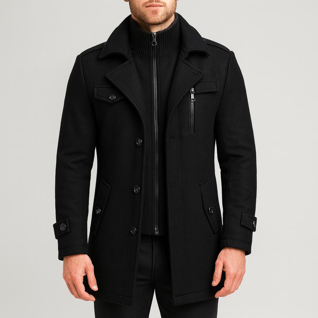 Yvonne | Lightweight airy winter woolen coat
