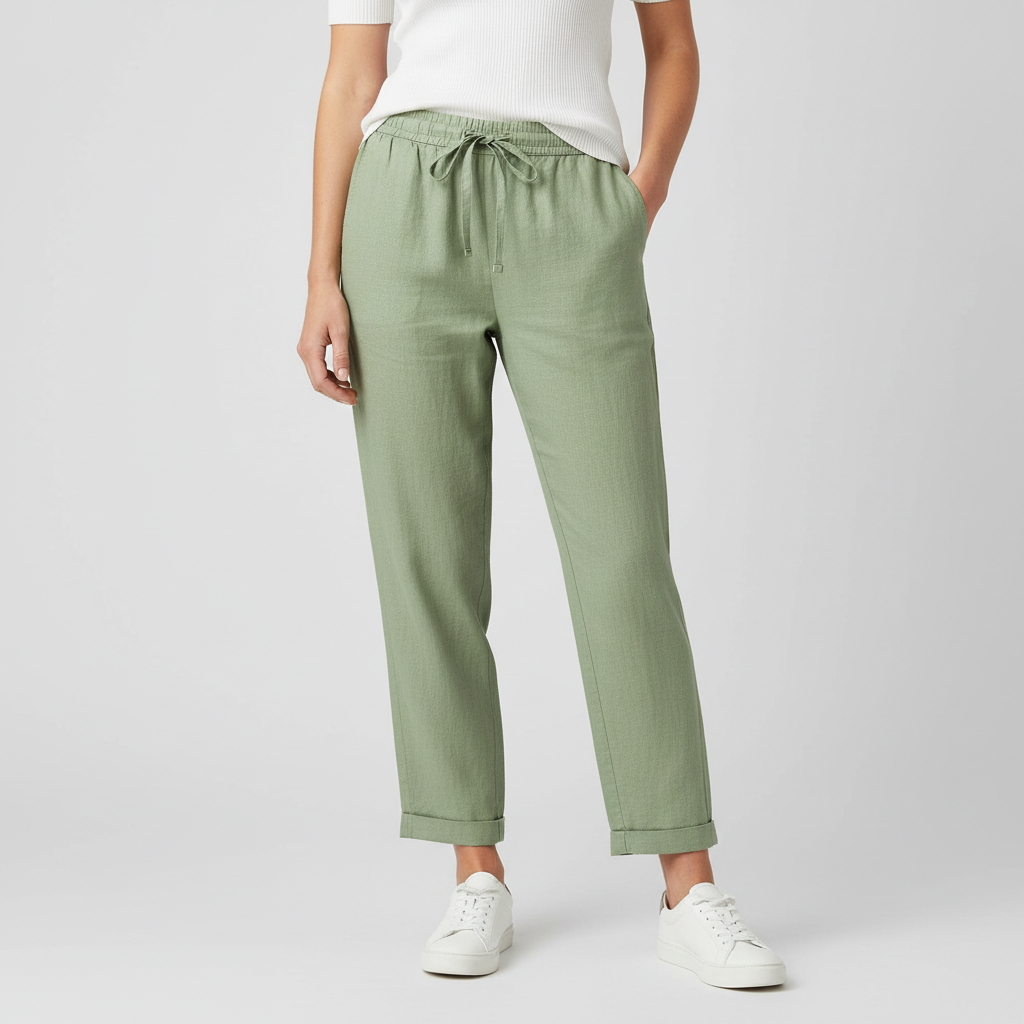 Yvonne | Lightweight breathable linen trousers