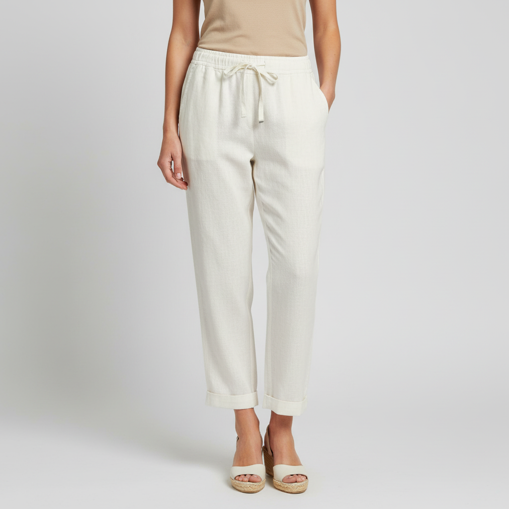 Yvonne | Lightweight breathable linen trousers