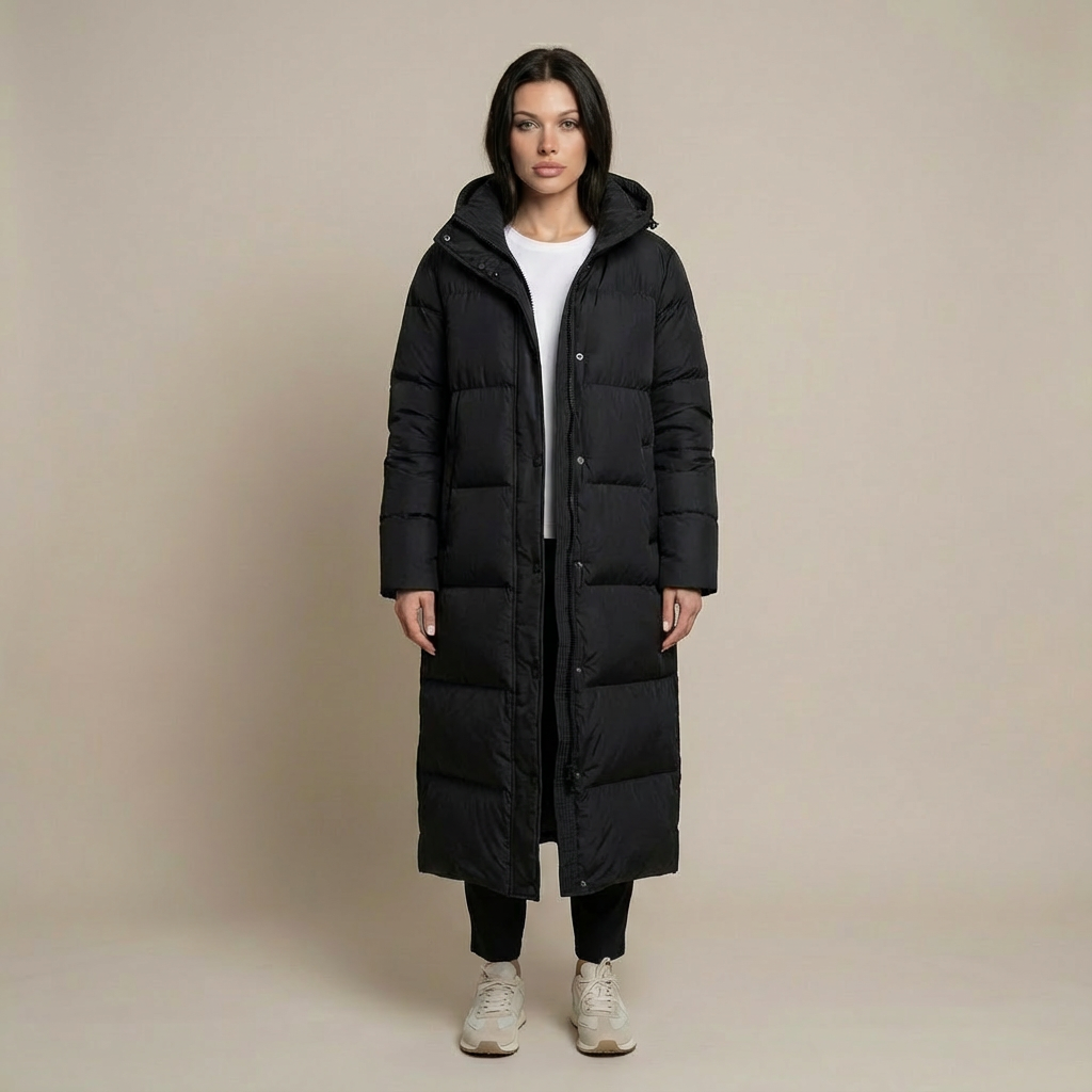 Yvonne | Maxi Puffer Jacket with Spacious Hood