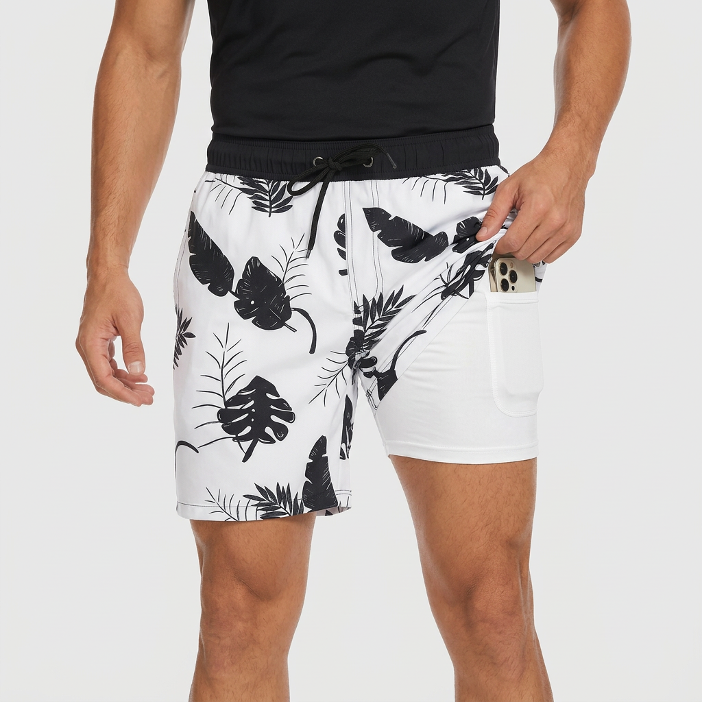 Yvonne | Quick-drying swim shorts with compression layer