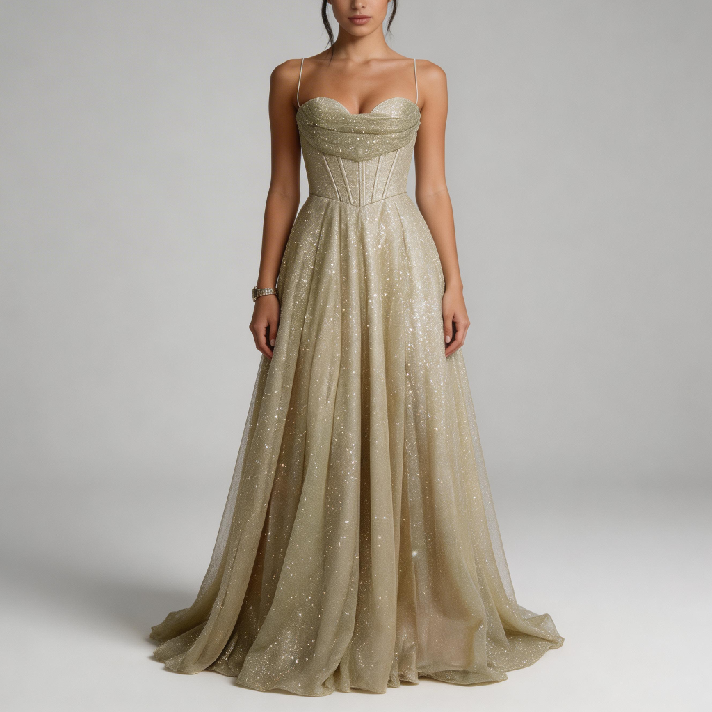 Yvonne | Satin maxi dress with open back