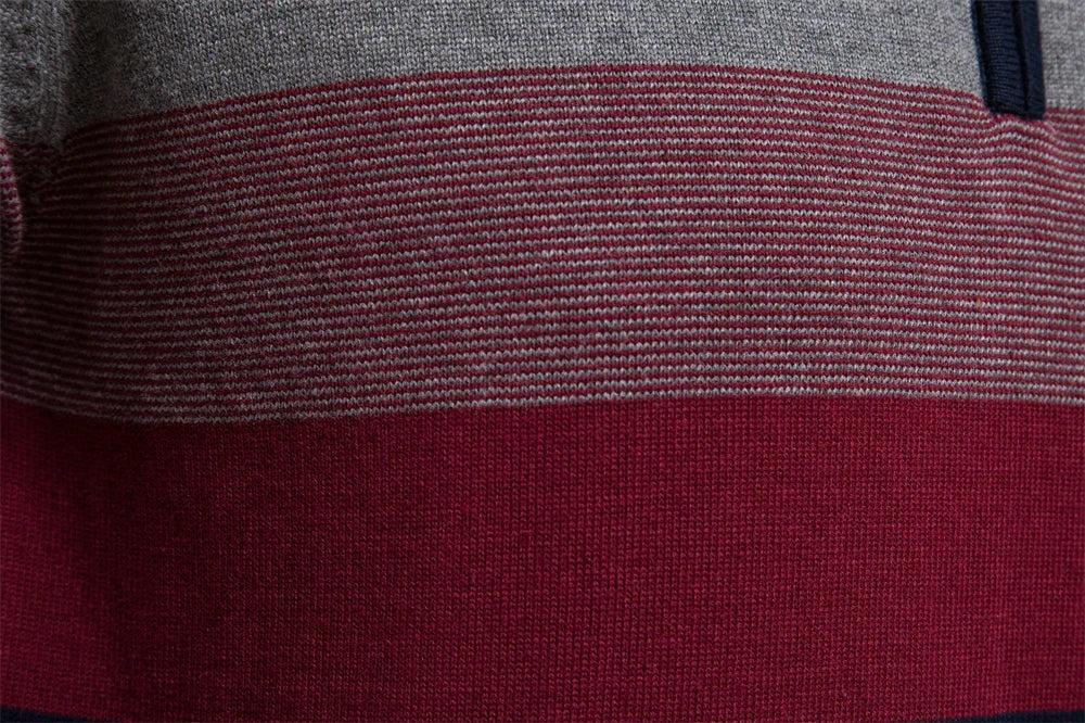 Yvonne | Smooth knit texture, soft fiber blend half-zip sweater