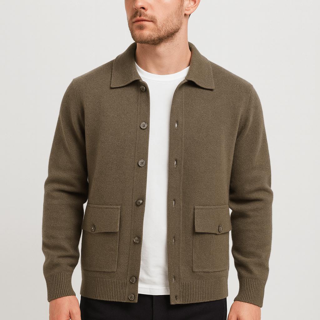 Yvonne | Soft plush cashmere lapel jacket