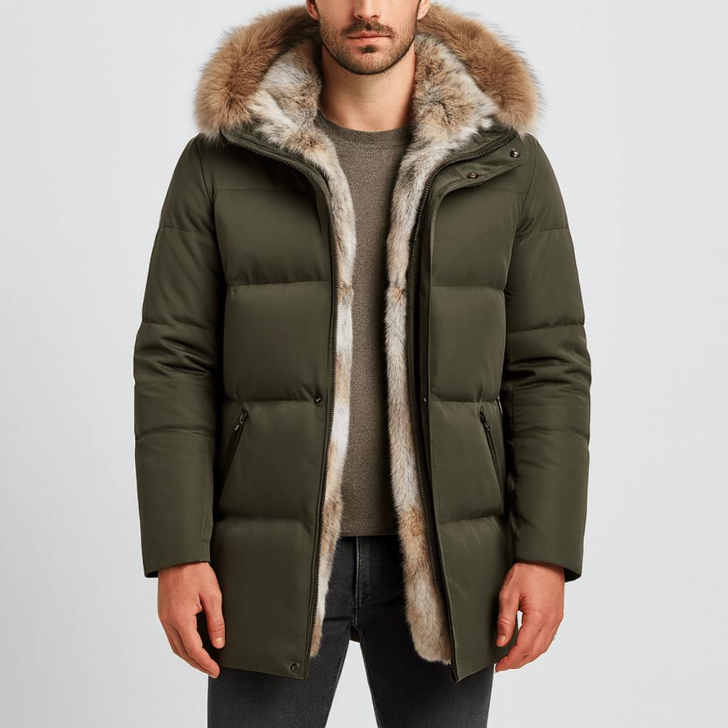 Yvonne | Thermal puffer jacket with removable hood