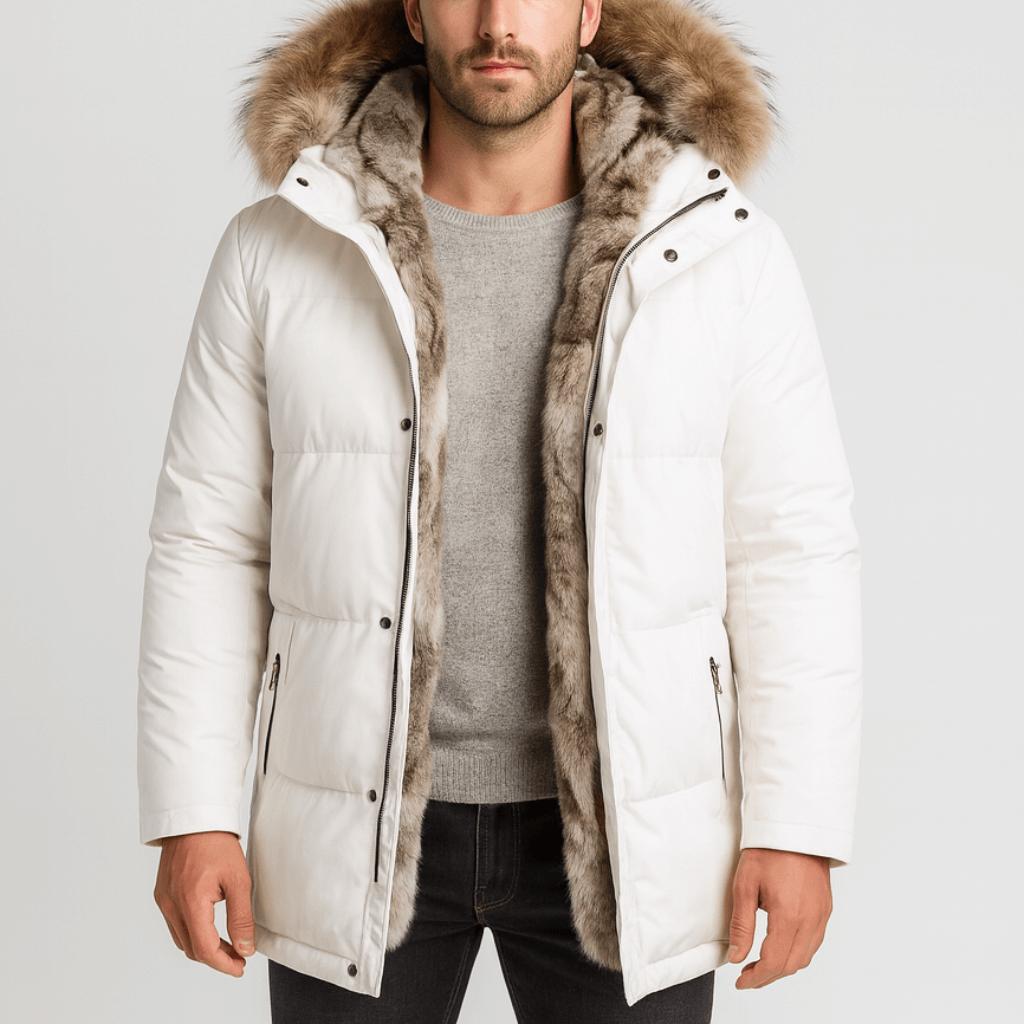 Yvonne | Thermal puffer jacket with removable hood