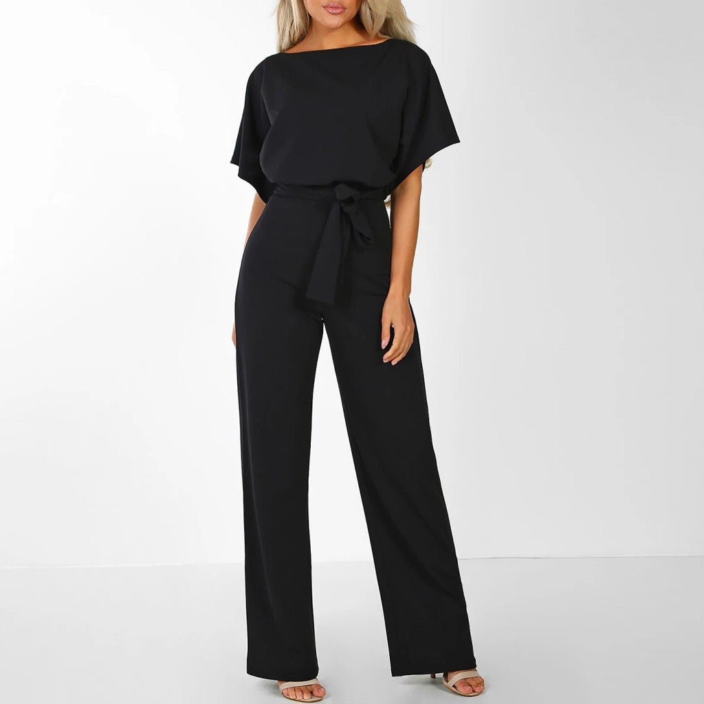 Combinaison élégante à jambes larges femme – Chic et raffinée