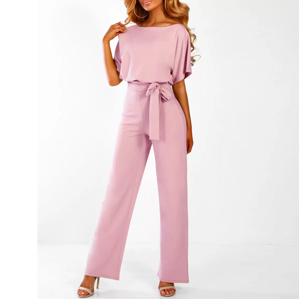 Combinaison élégante à jambes larges femme – Chic et raffinée