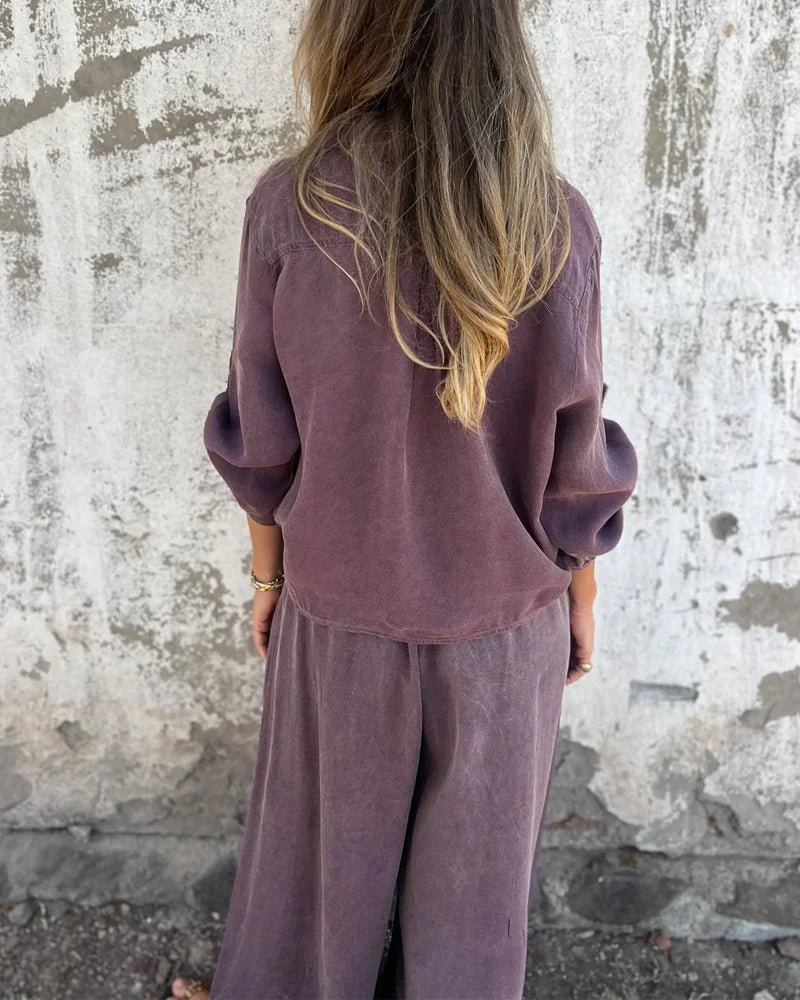 Ensemble deux pièces pour femme – Style décontracté, idéal au quotidien