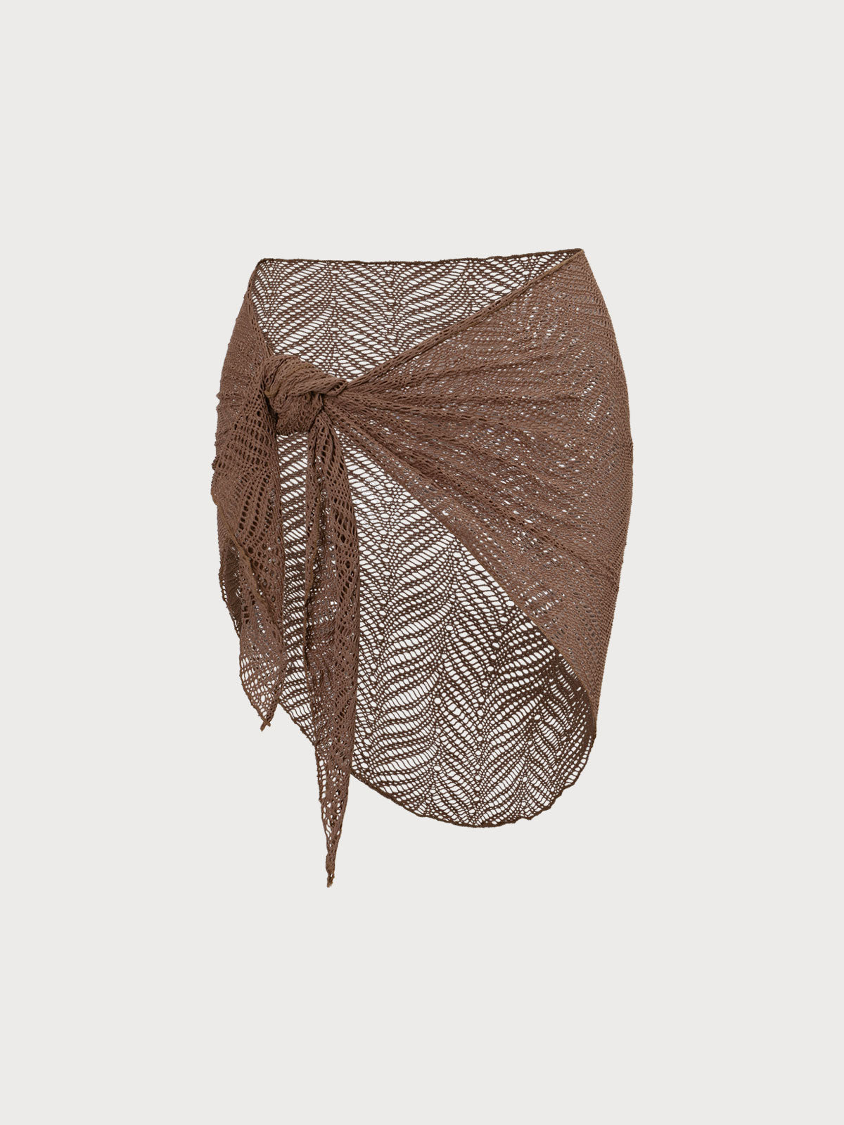 Crochet wrap skirt beach cover-ups for women
