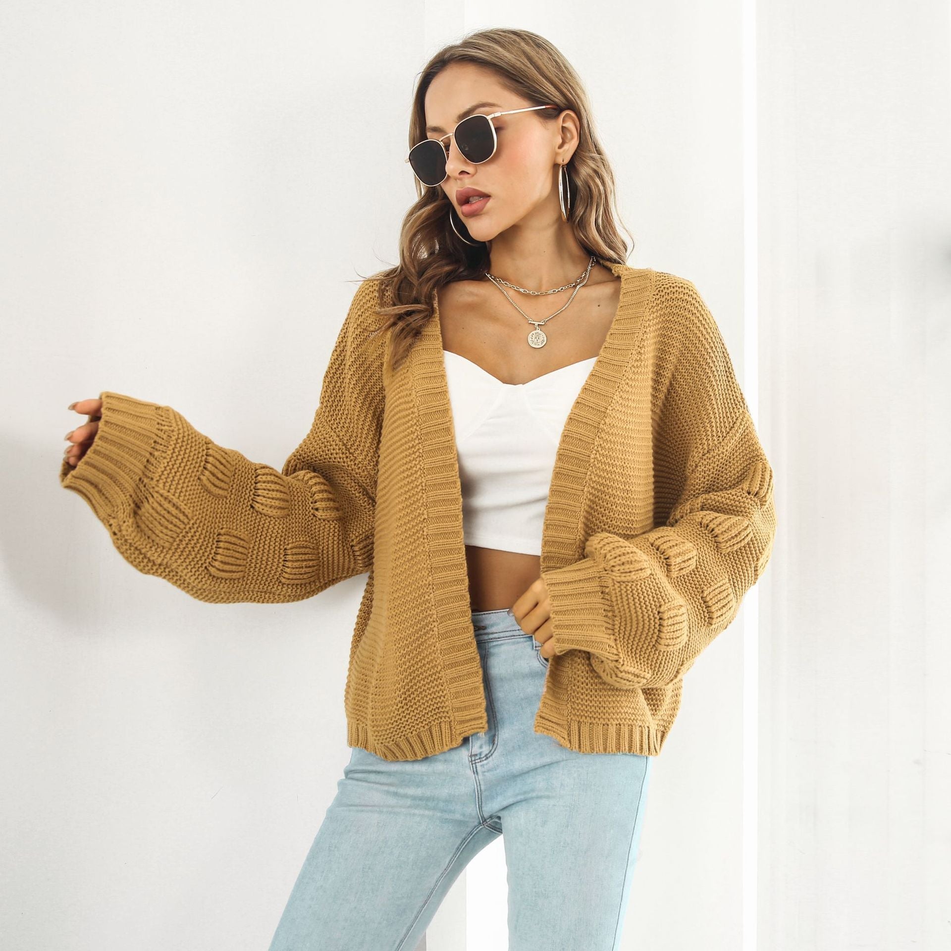 Perle - Gilet oversize élégant, idéal pour un look décontracté et chic