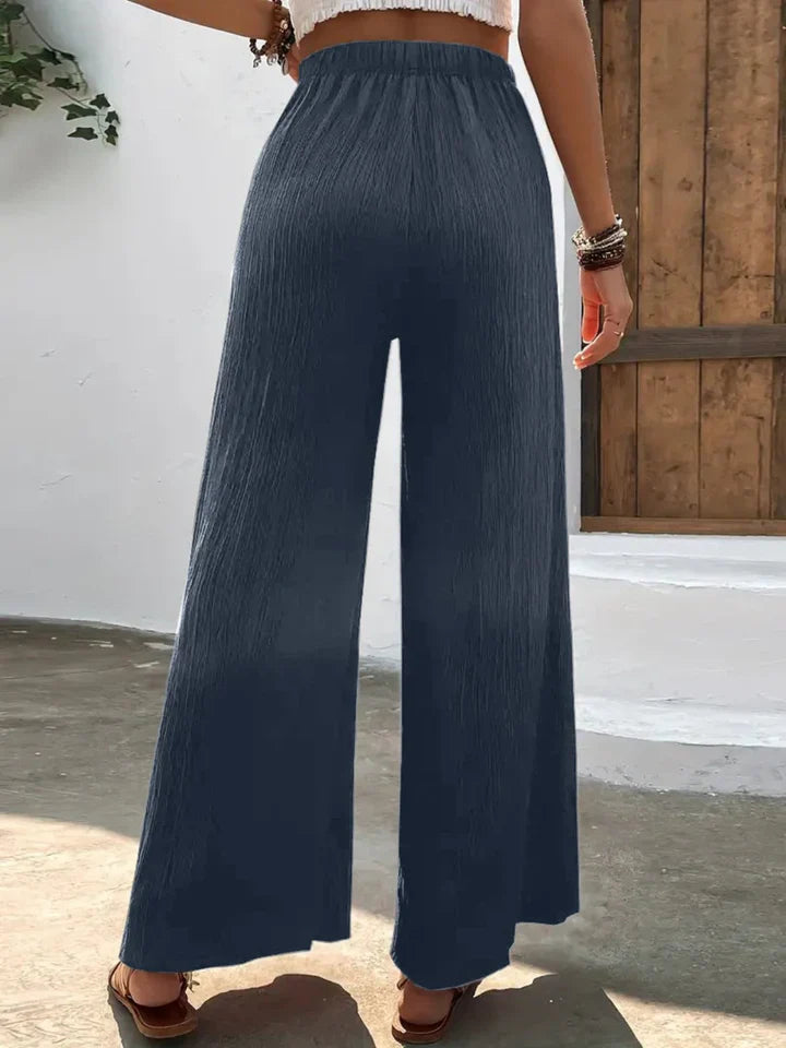 Orders pantalon taille haute jambe large