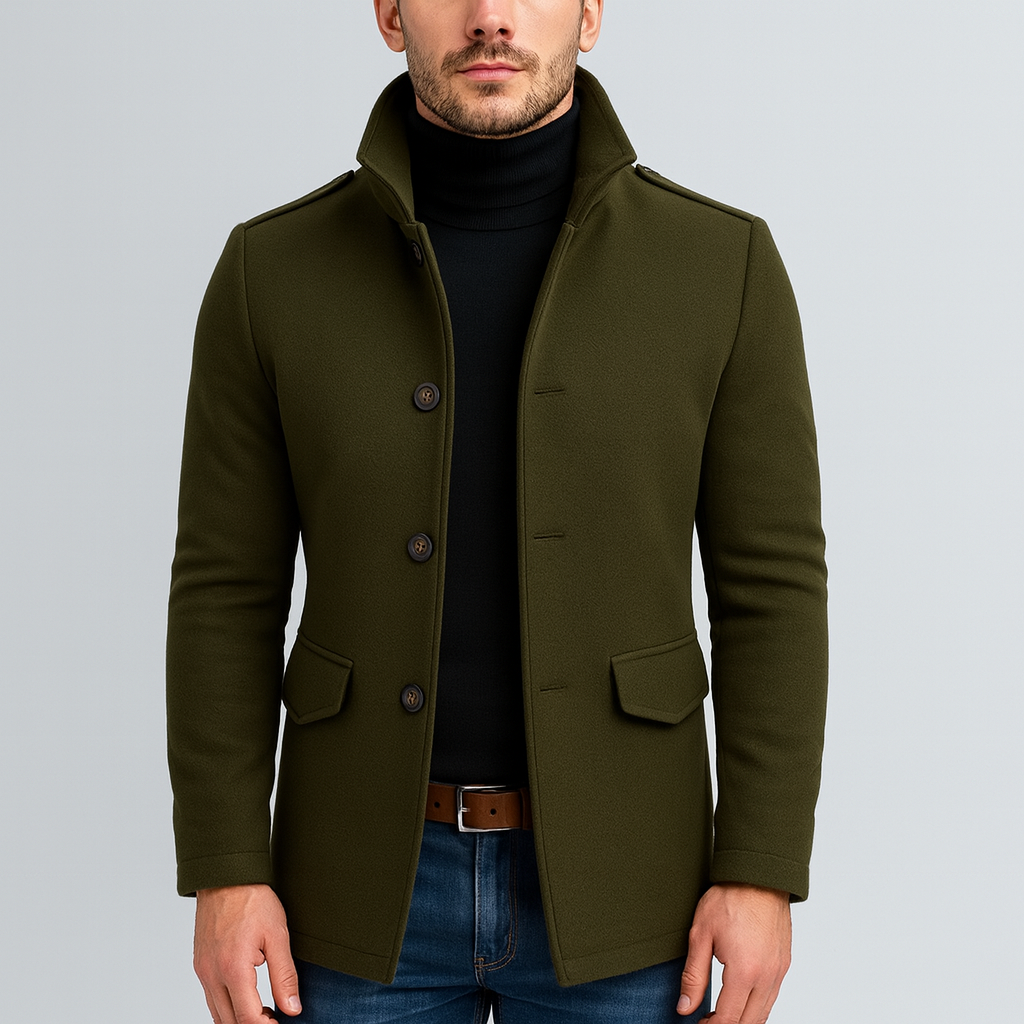 Yvonne | Tailored fit woolen coat