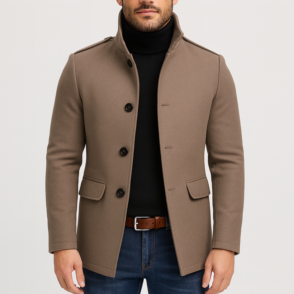 Yvonne | Tailored fit woolen coat