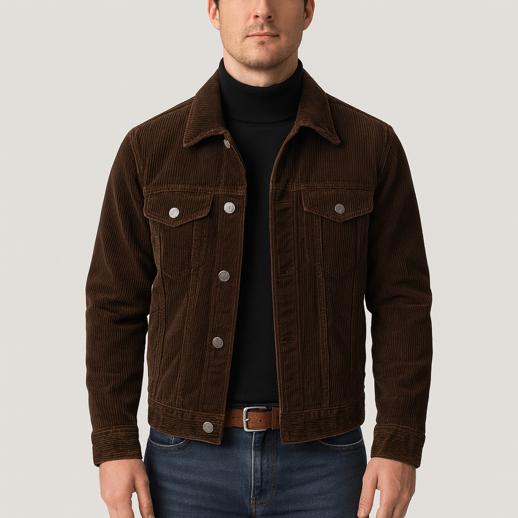 Yvonne | Durable corduroy denim work jacket